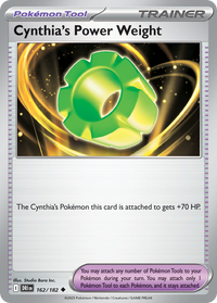 Cynthia's Power Weight (162) - Prize Pack Series Cards