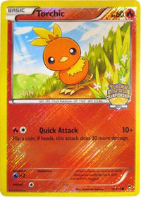 Torchic (City Championships) [Staff] (12/111) - League & Championship Cards Reverse Holofoil