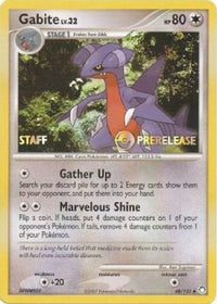 Gabite (Prerelease) [Staff] (48/124) - Diamond and Pearl Promos