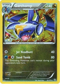 Garchomp (Cosmos Holo) (91/124)  - Blister Exclusives Holofoil