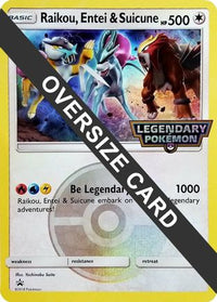 Raikou, Entei & Suicune ) - Jumbo Cards Holofoil