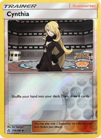 Cynthia (Regional Championships) (119/156) - League & Championship Cards Reverse Holofoil