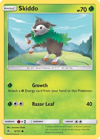 Skiddo (9/131)  - SM  Forbidden Light