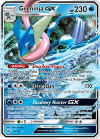 Greninja GX (24/131) - SM  Forbidden Light Holofoil