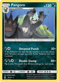 Pangoro (78/131)  - SM  Forbidden Light