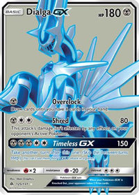 Dialga GX (Full Art) (125/131) - SM  Forbidden Light Holofoil