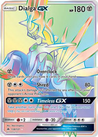 Dialga GX (Secret) (138/131) - SM  Forbidden Light Holofoil