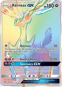 Xerneas GX (Secret) (139/131) - SM  Forbidden Light Holofoil