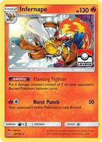 Infernape (Pokemon League) (23/156)  - League & Championship Cards Reverse Holofoil