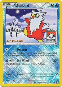 Delibird (Pokemon League) [4th Place] (38/149)  - League & Championship Cards Reverse Holofoil