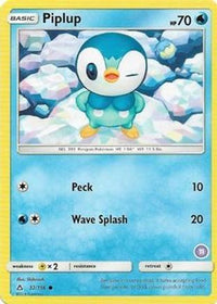 Piplup (32) - SM Trainer Kit Alolan Sandslash & Alolan Ninetales