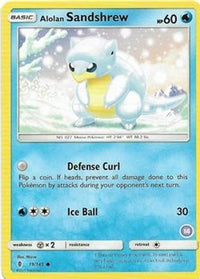 Alolan Sandshrew () (19) - SM Trainer Kit Alolan Sandslash & Alolan Ninetales