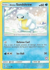 Alolan Sandshrew () (19) - SM Trainer Kit Alolan Sandslash & Alolan Ninetales