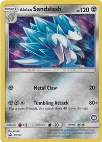 Alolan Sandslash (SM127) - SM Trainer Kit Alolan Sandslash & Alolan Ninetales Holofoil