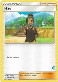 Hau  (Alolan Ninetales Half-Deck) (120) - SM Trainer Kit Alolan Sandslash & Alolan Ninetales