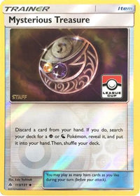 Mysterious Treasure (League Cup) [Staff] (113/131) - League & Championship Cards Reverse Holofoil