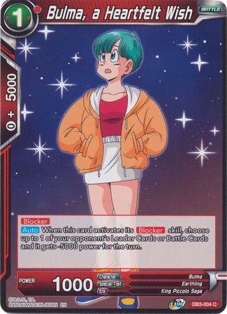 Bulma, a Heartfelt Wish (DB3-004) [Giant Force] - POKÉ JEUX