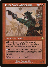 Commandant de gang de siège (rétro) [Dominaria Remastered] 