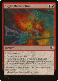 Slight Malfunction (Galaxy Foil) [Unfinity]