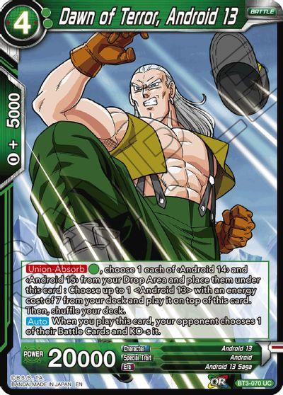Dawn of Terror, Android 13 (Reprint) (BT3-070) [Battle Evolution Booster] - POKÉ JEUX