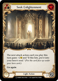 Seek Enlightenment (Yellow) [U-MON082-RF] (Monarch Unlimited) Unlimited Rainbow Foil - POKÉ JEUX