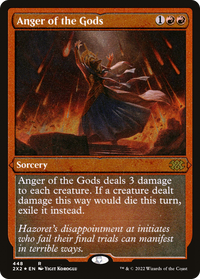 Anger of the Gods (Foil Etched) (2X2-448) - Double Masters 2022 Foil