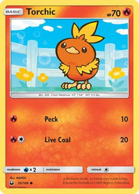 Torchic (26/168)  - SM  Celestial Storm