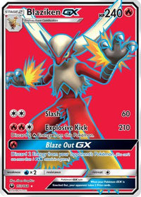 Blaziken GX (Full Art) (153/168) - SM  Celestial Storm Holofoil