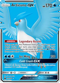 Articuno GX (Full Art) (154/168)  - SM  Celestial Storm Holofoil