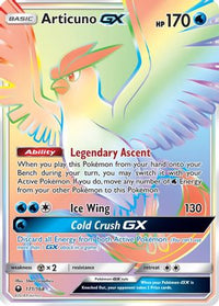 Articuno GX (Secret) (171/168) - SM  Celestial Storm Holofoil
