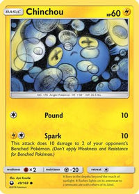 Chinchou (49/168)  - SM  Celestial Storm