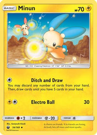 Minun (54/168)  - SM  Celestial Storm