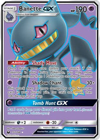 Banette GX (Full Art) (157/168)  - SM  Celestial Storm Holofoil