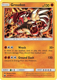 Groudon (81/168)  - SM  Celestial Storm Holofoil