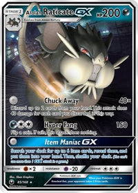 Alolan Raticate GX (85/168) - SM  Celestial Storm Holofoil