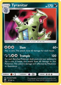 Tyranitar (87/168) - SM  Celestial Storm Holofoil