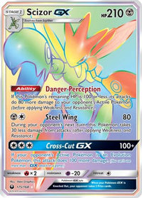 Scizor GX (Secret) (175/168)  - SM  Celestial Storm Holofoil