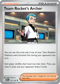 Team Rocket's Archer (170) - Prize Pack Series Cards