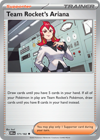 Team Rocket's Ariana (171) - Prize Pack Series Cards
