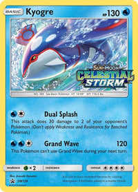 Kyogre (Prerelease) [Staff] (SM129) - SM Promos Holofoil