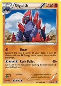 Gigalith (Cracked Ice Holo) (53/98)  - Blister Exclusives Holofoil