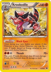 Krookodile (BW Emerging Powers) (62/098)  - Deck Exclusives Holofoil