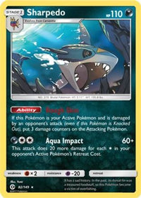 Sharpedo (Cosmos Holo) (82/149)  - Blister Exclusives Holofoil