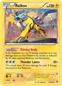 Raikou (Cosmos Holo) (55/162)  - Blister Exclusives Holofoil