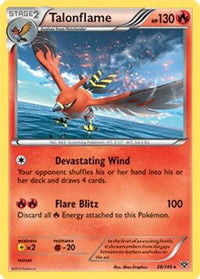 Talonflame (Cosmos Holo) (28/146)  - Blister Exclusives Holofoil