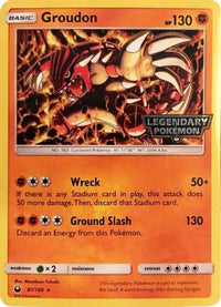 Groudon (Cosmos Holo) (Gamestop Promo) (81/168) - Miscellaneous Cards & Products Holofoil