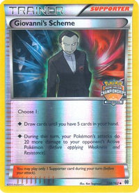 Giovanni's Scheme (Regional Championships) (138/162)  - League & Championship Cards Reverse Holofoil