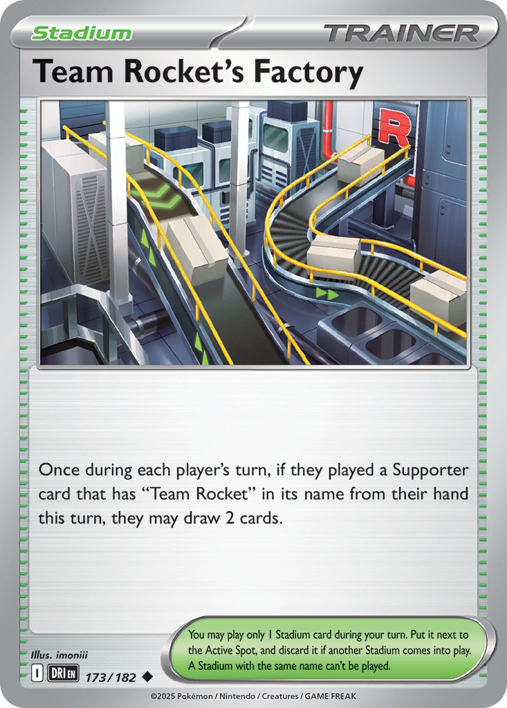 Team Rocket's Factory (173) - Prize Pack Series Cards Holofoil