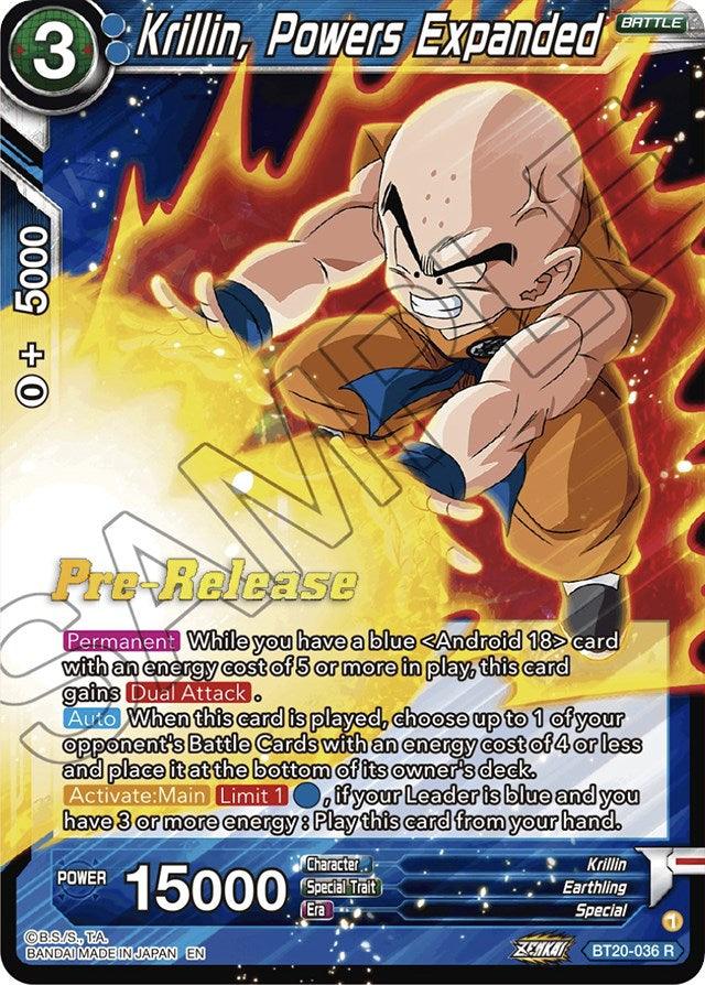 Krillin, Powers Expanded (BT20-036) [Power Absorbed Prerelease Promos] - POKÉ JEUX