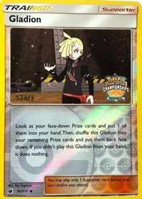 Gladion (Regional Championships) [Staff] (95/111)  - League & Championship Cards Reverse Holofoil